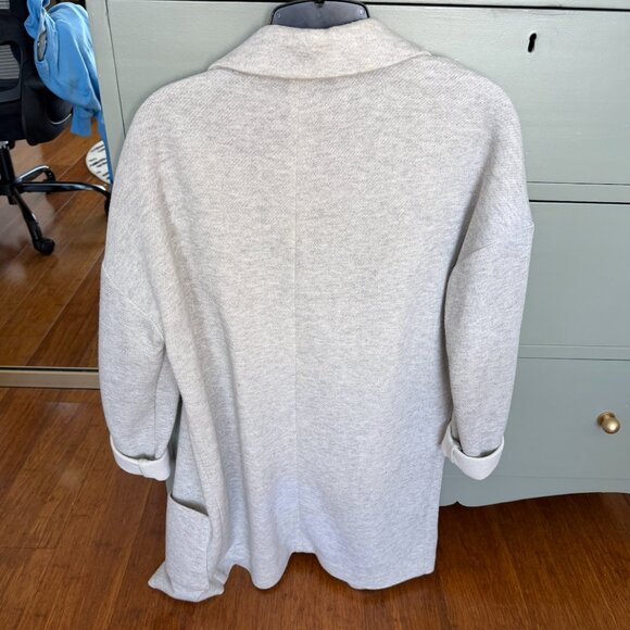 Marine Layer Gray Long Sleeve 2 Pocket Open Sweater Cardigan Women's size S - Picture 5 of 5